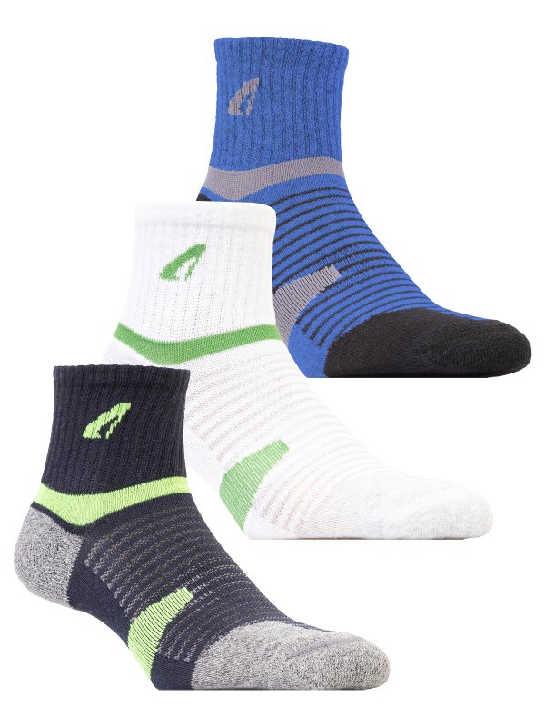 PROMO MEDIA QUARTER DEPORTIVA SIN COSTURA - PACK X3 - ART. 2607.3