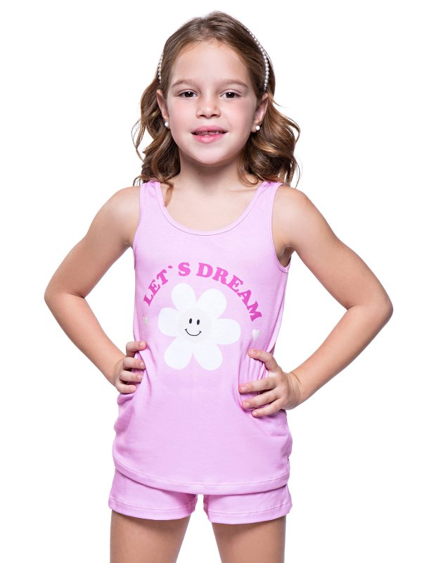 Pijama Musculosa Niña Margarita - Art. 7448