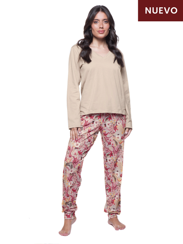 PIJAMA FLORES - ART. 7456
