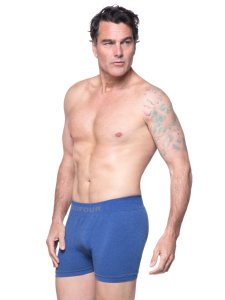 Boxer corto labrado sin costura