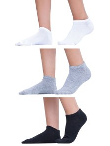 Media invisible sin costura con lycra (pack x 3)