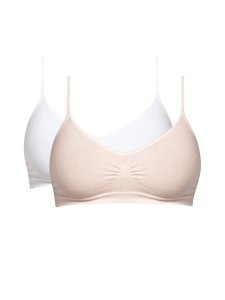 CORPIÑO ALGODON LYCRA SIN COSTURA - PACK X2 - ART. 5535.2